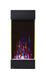 Napoleon Allure 38-in Vertical Wall Mount Electric Fireplace | NEFVC38H - Detail View