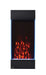 Napoleon Allure 38-in Vertical Wall Mount Electric Fireplace | NEFVC38H - Lifestyle View