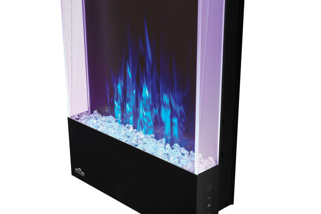 Napoleon Allure 38-in Vertical Wall Mount Electric Fireplace | NEFVC38H - Installation View