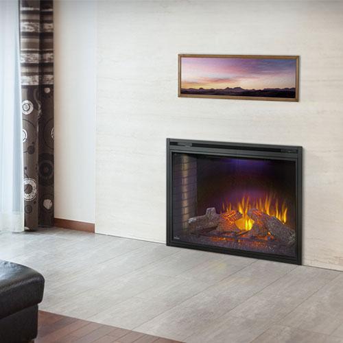 Napoleon Ascent 33" Built-in Electric Firebox | NEFB33H Gas Fireplace - View 10