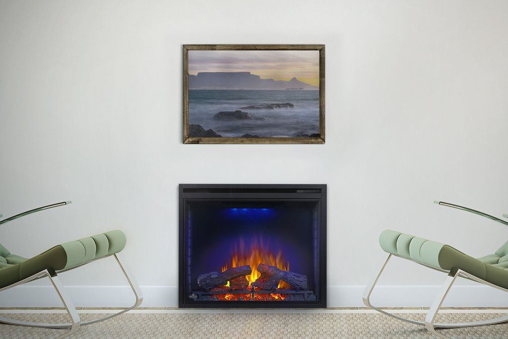 Napoleon Ascent 33" Built-in Electric Firebox | NEFB33H Gas Fireplace - Detail View