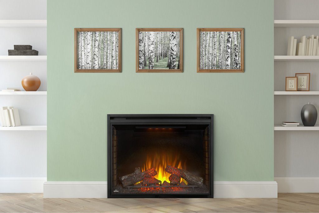 Napoleon Ascent 40" Electric Fireplace Insert | NEFB40H - Lifestyle View