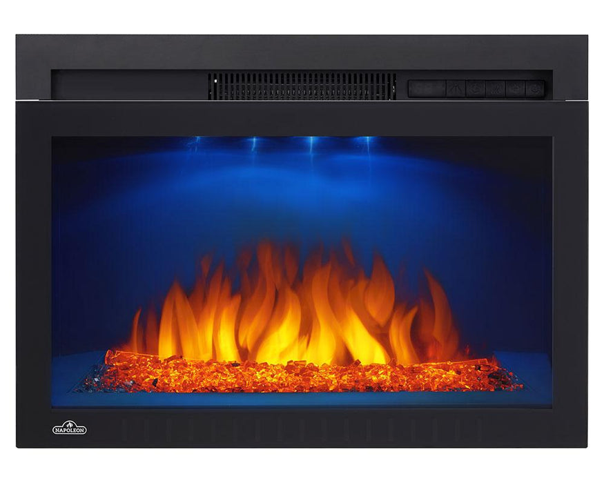 Napoleon Cinema 24" Electric Fireplace with Glass - Detail View