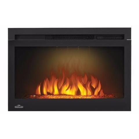 Napoleon Cinema 27" Electric Fireplace with Glass - Side View