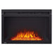 Napoleon Cinema 29" Electric Fireplace with Glass - Side View