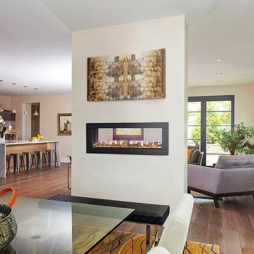 Napoleon Clearion Elite 50" See Thru Wall Mount Electric Fireplace - NEFBD50HE - Side View