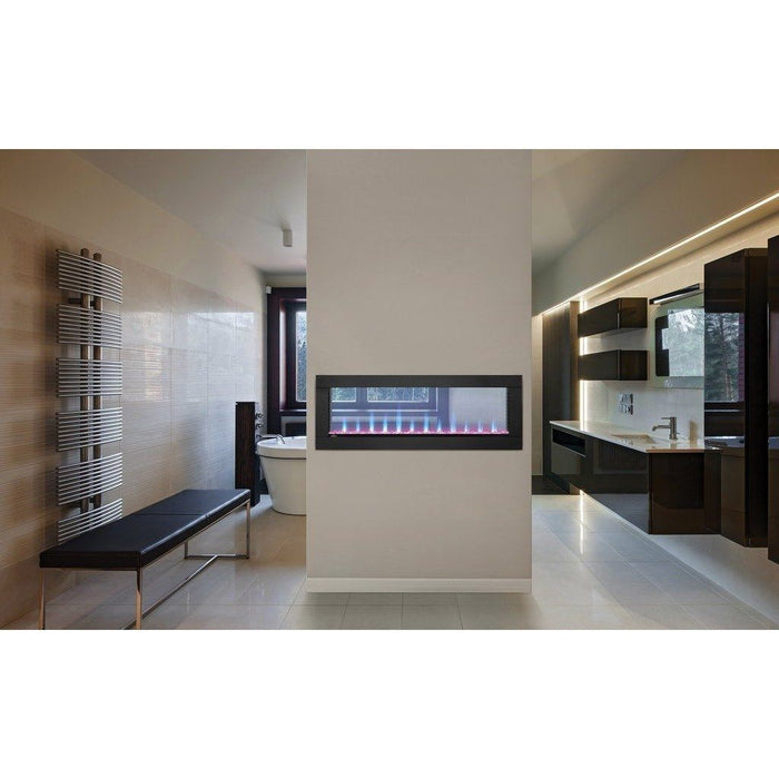 Napoleon Clearion Elite 60" See Thru Wall Mount Electric Fireplace - NEFBD60HE - Close-Up