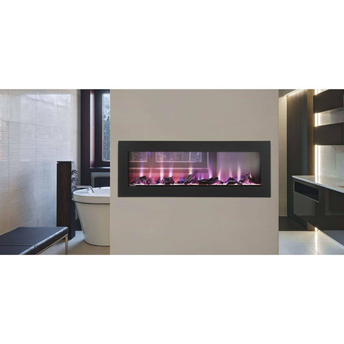 Napoleon Clearion Elite 50" See Thru Wall Mount Electric Fireplace - NEFBD50HE - Close-Up
