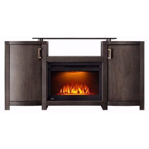 Napoleon The Whitney 24" Electric Fireplace TV Stand - Side View