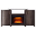 Napoleon The Whitney 24" Electric Fireplace TV Stand - Side View