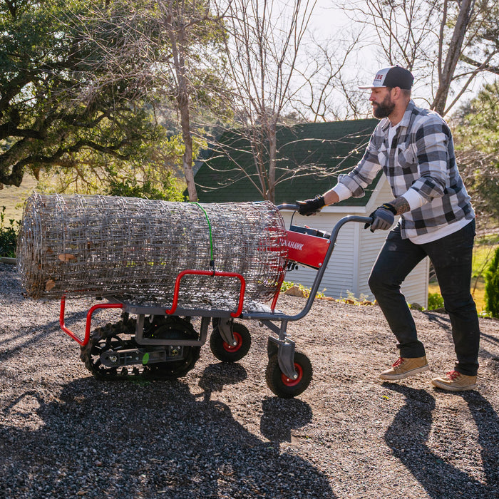 Tomahawk Electric Track Cart 330 lbs Load Capacity Battery Powered Utility Cart with Rubber Tread - View 10