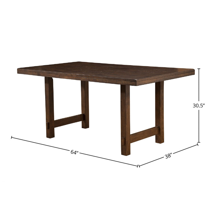 Alpine Furniture Emery Dining Table, Walnut