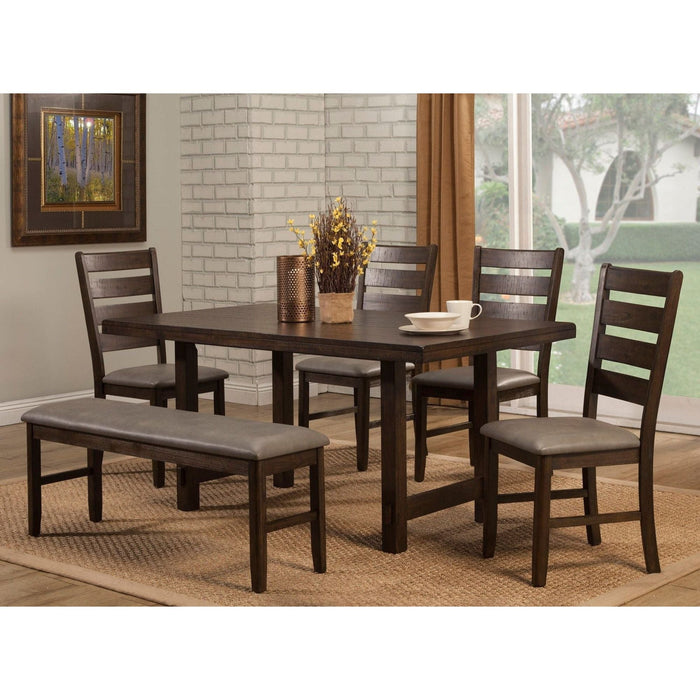 Alpine Furniture Emery Dining Table, Walnut