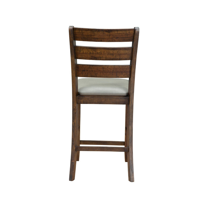 Alpine Furniture Emery Pub Height Chairs, Walnut