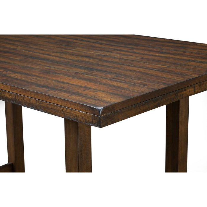 Alpine Furniture Emery Pub Height Dining Table, Walnut