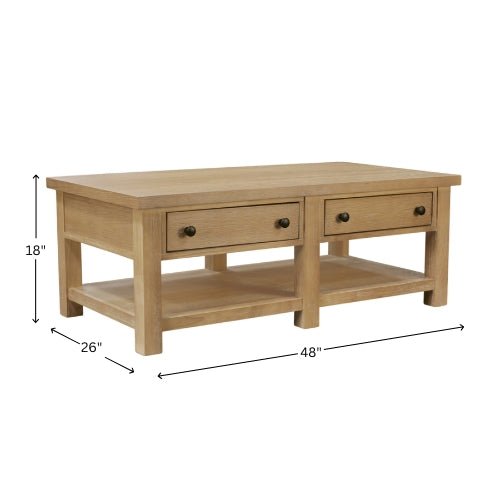 Alpine Furniture Cleo Emilia Coffee Table