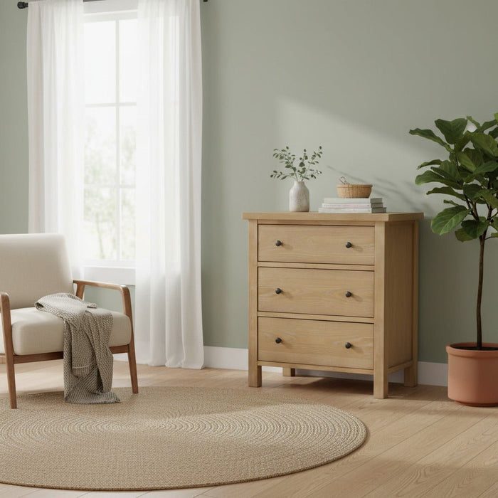 Alpine Furniture Cleo Emilia Three Drawer Small Chest