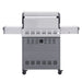 Monument Grills Eminence 405 | Chic Clearview® Smart Stainless Gas Grill 6 Burner Grill - Detail View