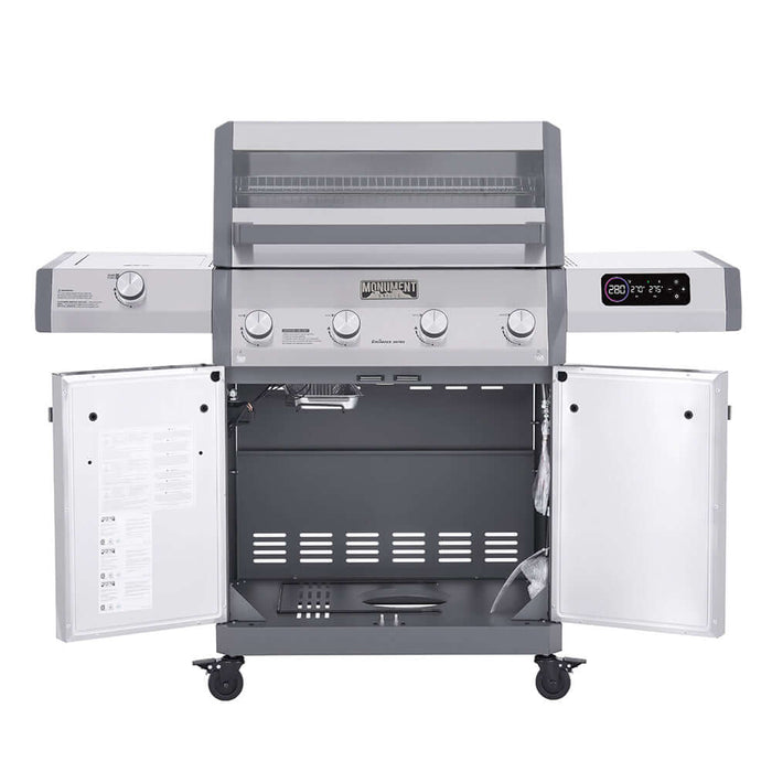 Monument Grills Eminence 405 | Chic Clearview® Smart Stainless Gas Grill 6 Burner Grill - View 17