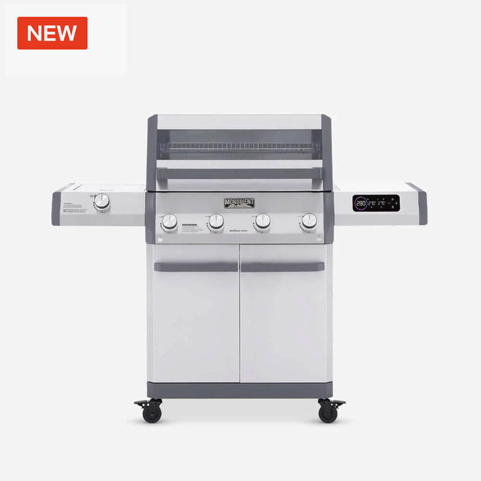 Monument Grills Eminence 405 | Chic Clearview® Smart Stainless Gas Grill 6 Burner Grill