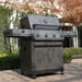 Monument Grills Eminence 425 | Iconic Fortified Propane Gas Grill 6 Burner Grill - Side View