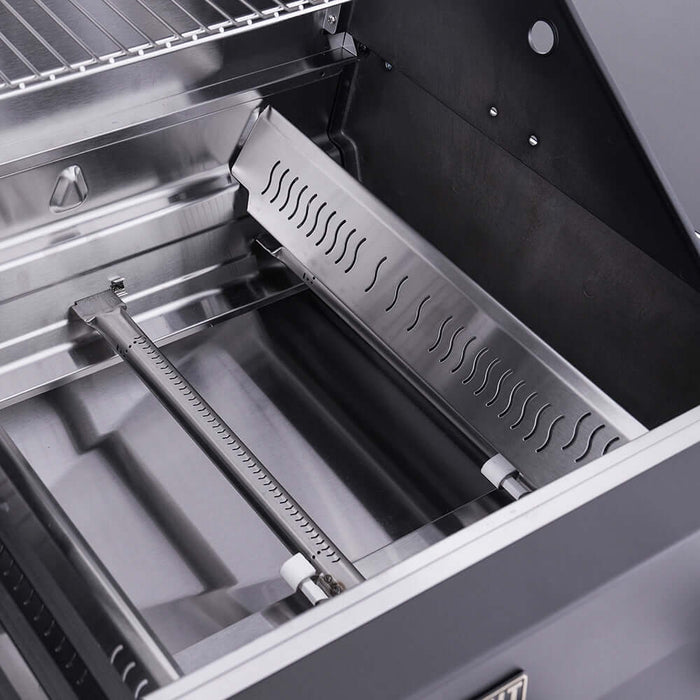 Monument Grills Eminence 425 | Iconic Fortified Propane Gas Grill 6 Burner Grill - Detail View