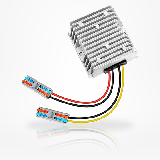 Epoch 48V to 12V 10A voltage reducer with wiring harness