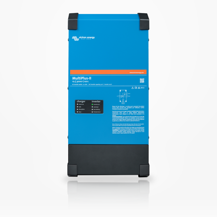 Victron MultiPlus-II 12/3000/120-50 2x120V (UL 458) Inverter Charger 3000W Split-Phase