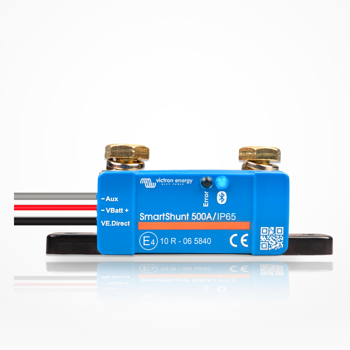 Victron SmartShunt 500A/50mV IP65 Bluetooth Battery Monitor Waterproof Smart Battery Shunt