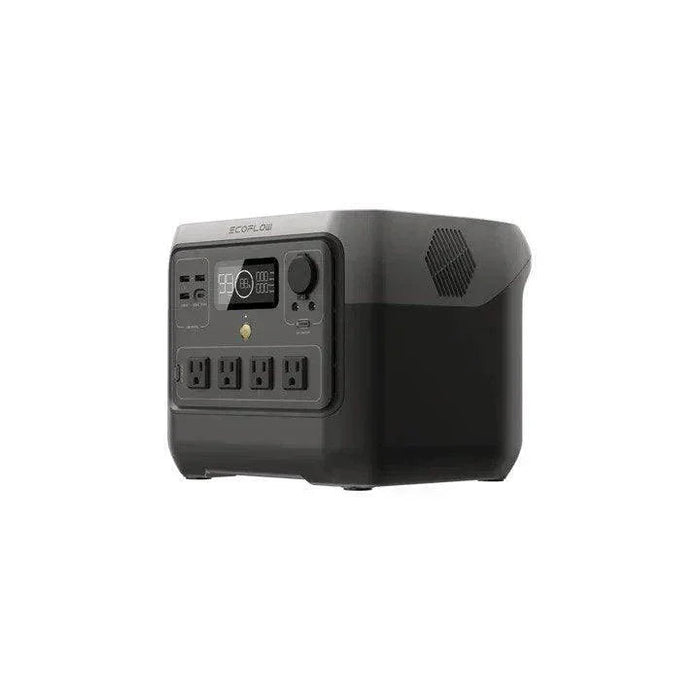 Green Vista Living EcoFlow RIVER 2 Pro Portable Power Station Solar Generator - Detail View