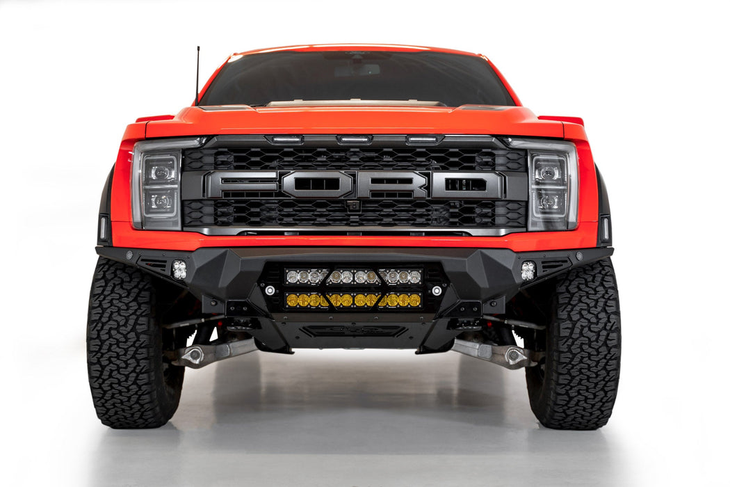 Addictive Desert Designs 2021-2026 Ford F-150 Raptor/Raptor R Bomber Front Bumper (20-Inch Lights) – image 2 of 16