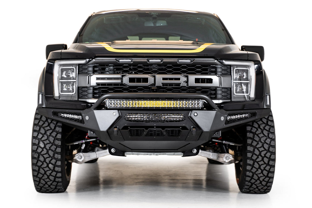 Addictive Desert Designs 2022-2026 Ford F-150 Raptor/Raptor R HoneyBadger Front Bumper w/ Top Hoop – image 2 of 9