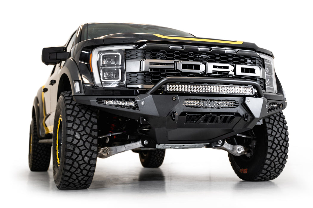 Addictive Desert Designs 2022-2026 Ford F-150 Raptor/Raptor R HoneyBadger Front Bumper w/ Top Hoop – image 6 of 9