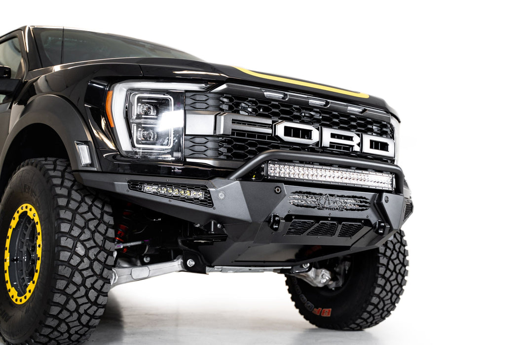 Addictive Desert Designs 2022-2026 Ford F-150 Raptor/Raptor R HoneyBadger Front Bumper w/ Top Hoop – image 1 of 9