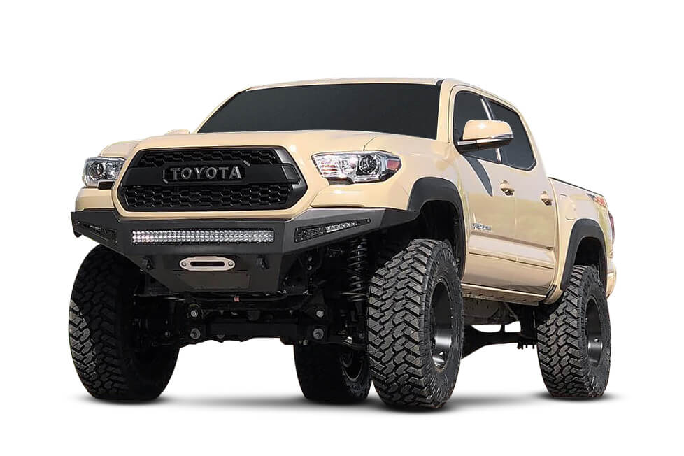 Addictive Desert Designs 2016-2023 Toyota Tacoma HoneyBadger Winch Front Bumper – image 14 of 14