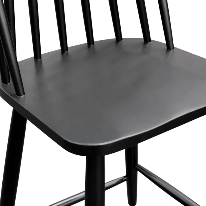 Alpine Furniture Cleo Felix Windsor Counter Height Barstool, Set of 2