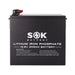 SOK SK12V206H 12V 206Ah LiFePO4 lithium battery - front view