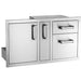 Fire Magic Premium Flush 36" Access Door with Platter Storage And Double Drawer with Soft Close (53816SC) Grill Accessories Fire Magic 