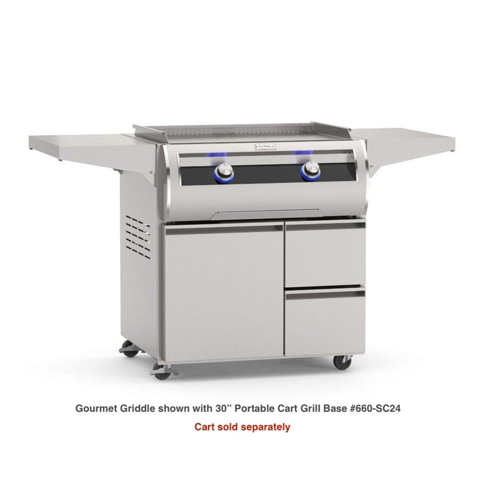 Fire Magic Echelon 30" Built-In Gourmet Griddle with Black Glass - E660i-1T4N(P) Fire Magic