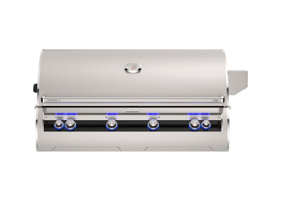 Firemagic Grills Natural Gas / All Conventional / With Magic View Window Fire Magic Echelon Diamond E1060i Built-In Grill with Rotisserie and Analog Thermometer / E1060i-9EAN(P), E1060i-9LAN(P), E1060i-9EAN(P)-W, E1060i-9LAN(P)-W