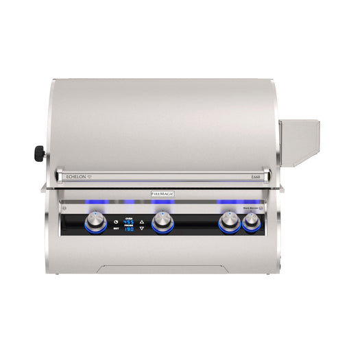 Firemagic Grills Fire Magic Echelon Diamond E660i Built-In Grill with Rotisserie and Digital Thermometer / E660i-9E1N(P), E660i-9L1N(P), E660i-9E1N(P)-W, E660i-9L1N(P)-W