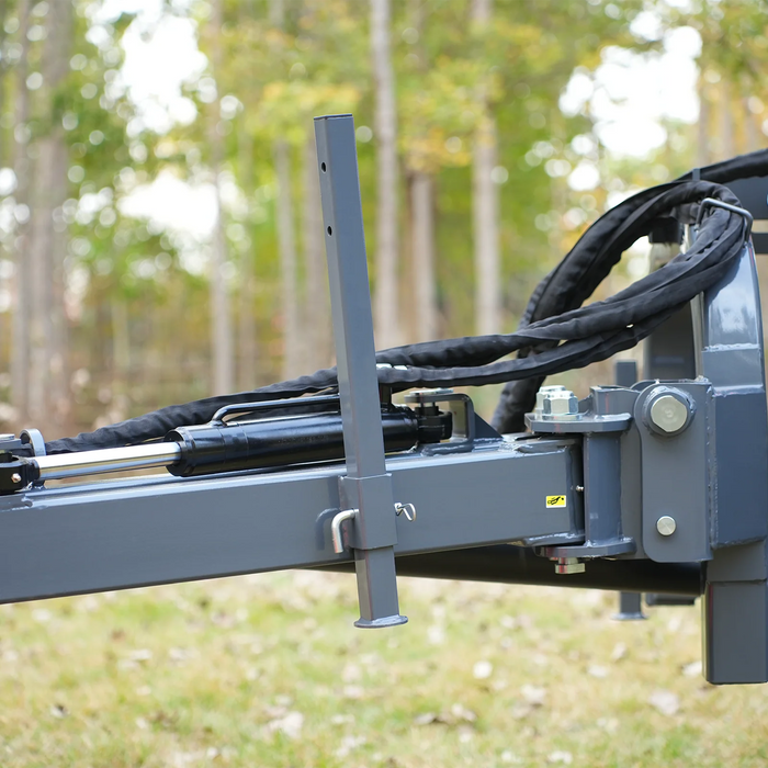 72" Heavy Duty Offset Ditch Bank Flail Mower Italy CMR Gearbox,  90° Tilt,  70-100 HP Tractor,  3-Point Hitch,  PTO Driven,  VAM72
