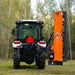 72" Heavy Duty Offset Ditch Bank Flail Mower Italy CMR Gearbox,  90° Tilt,  70-100 HP Tractor,  3-Point Hitch,  PTO Driven,  VAM72