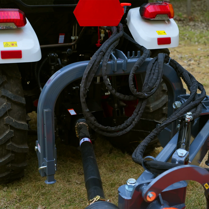 72" Heavy Duty Offset Ditch Bank Flail Mower Italy CMR Gearbox,  90° Tilt,  70-100 HP Tractor,  3-Point Hitch,  PTO Driven,  VAM72