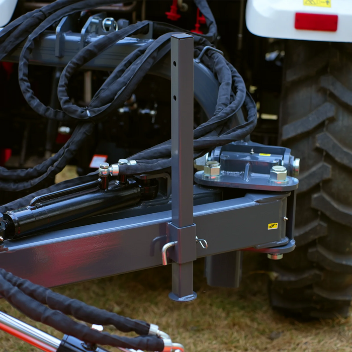 72" Heavy Duty Offset Ditch Bank Flail Mower Italy CMR Gearbox,  90° Tilt,  70-100 HP Tractor,  3-Point Hitch,  PTO Driven,  VAM72