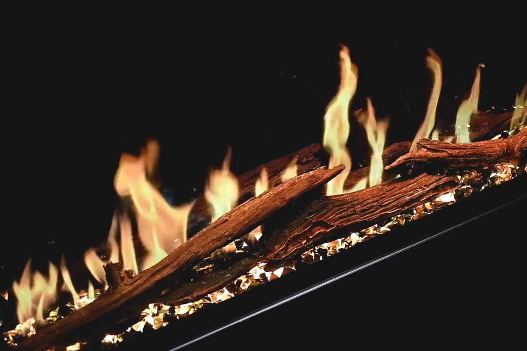 Modern Flames Orion Slim 100" Heliovision Virtual Recessed / Wall Mount Electric Fireplace Modern Flames