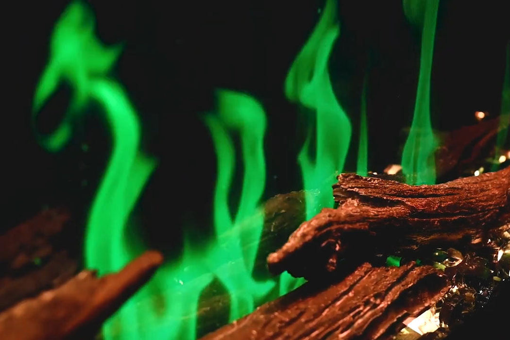 Modern Flames Orion Multi 64'' Heliovision Electric Fireplace Wall Mount Studio Suite | Driftwood Gray Modern Flames