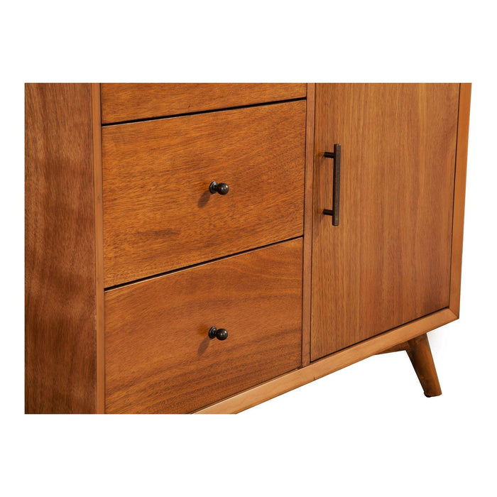 Alpine Furniture Flynn Accent Cabinet, Chestnut