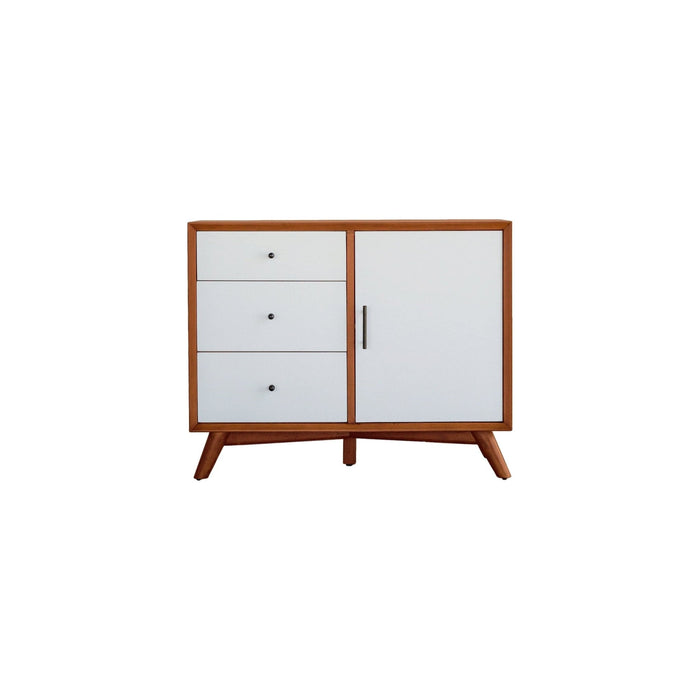 Alpine Furniture Flynn Accent Cabinet, Chestnut