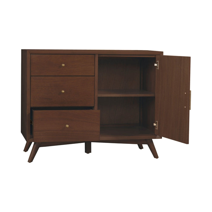 Alpine Furniture Flynn Accent Cabinet, Walnut